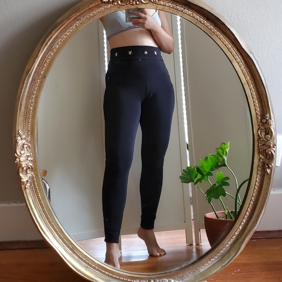 Vintage Pants - Vintage Hight waisted star studs leggings